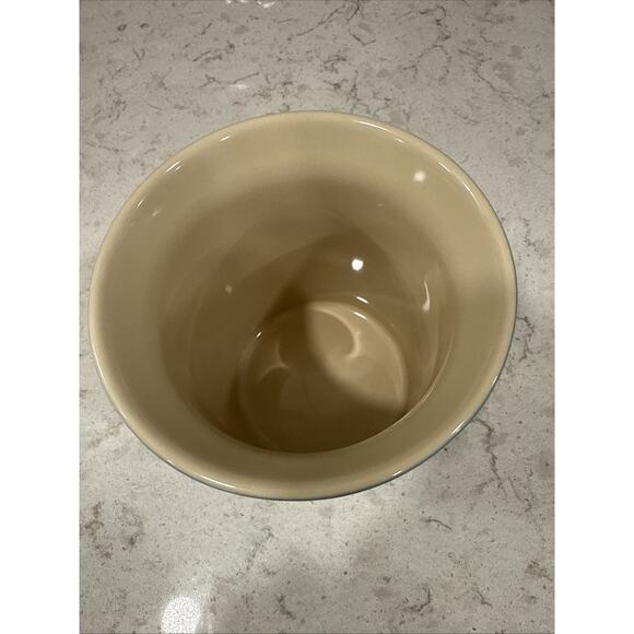 Le Creuset MARINE Blue Stoneware Utensil Crock Holder 1L Second Choix NEW - Picture 3 of 4